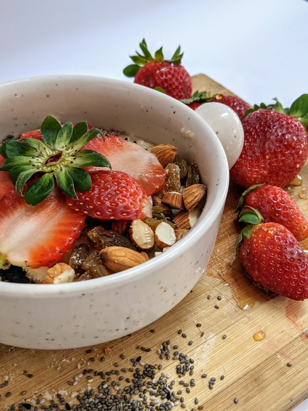 Oats Bowl With Strawberry